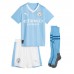 Manchester City Joao Cancelo #7 Hjemmedraktsett Barn 2023-24 Kortermet (+ korte bukser)